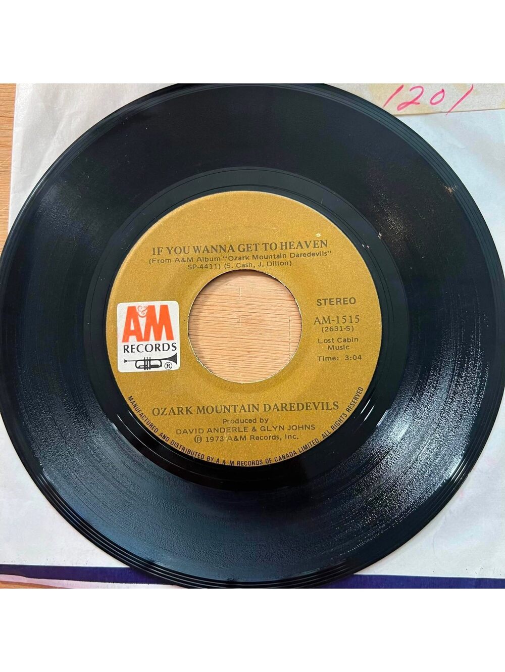 Ozark Mountain Daredevils - If you wanna get to Heaven 45rpm VG+ R08